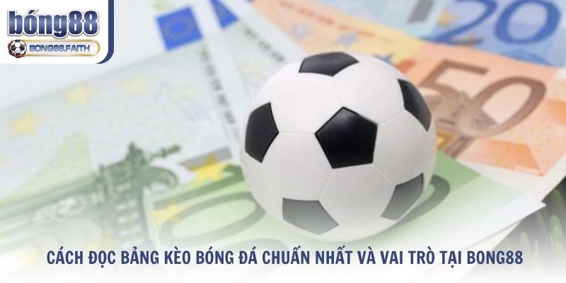 Cách Đọc Bảng Kèo Bóng Đá Chuẩn Nhất Và Vai Trò Tại Bong88