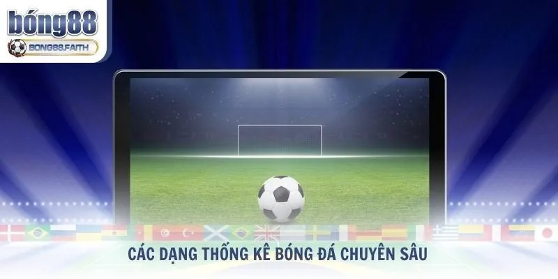 Các dạng thống kê bóng đá chuyên sâu tại Bong88