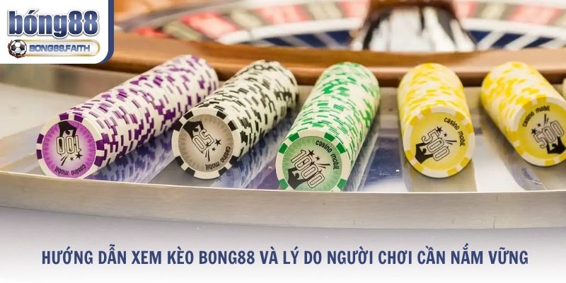 Hướng Dẫn Xem Kèo Bong88 Và Lý Do Người Chơi Cần Nắm Vững