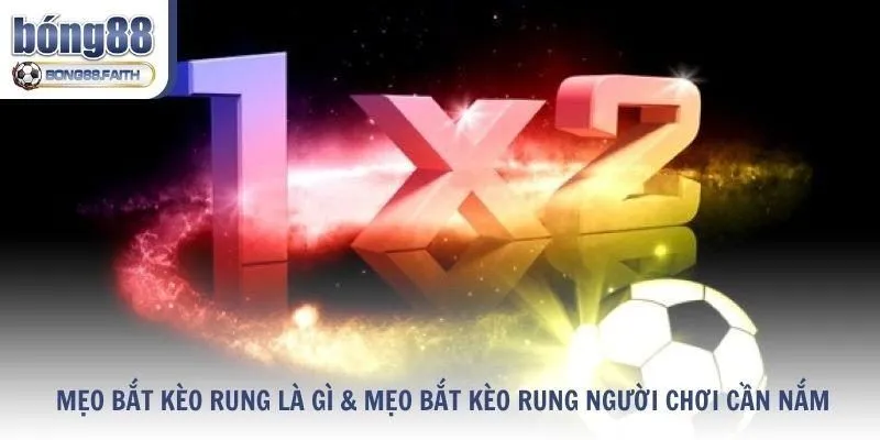 Kèo rung là gì & mẹo bắt kèo rung hiệu quả